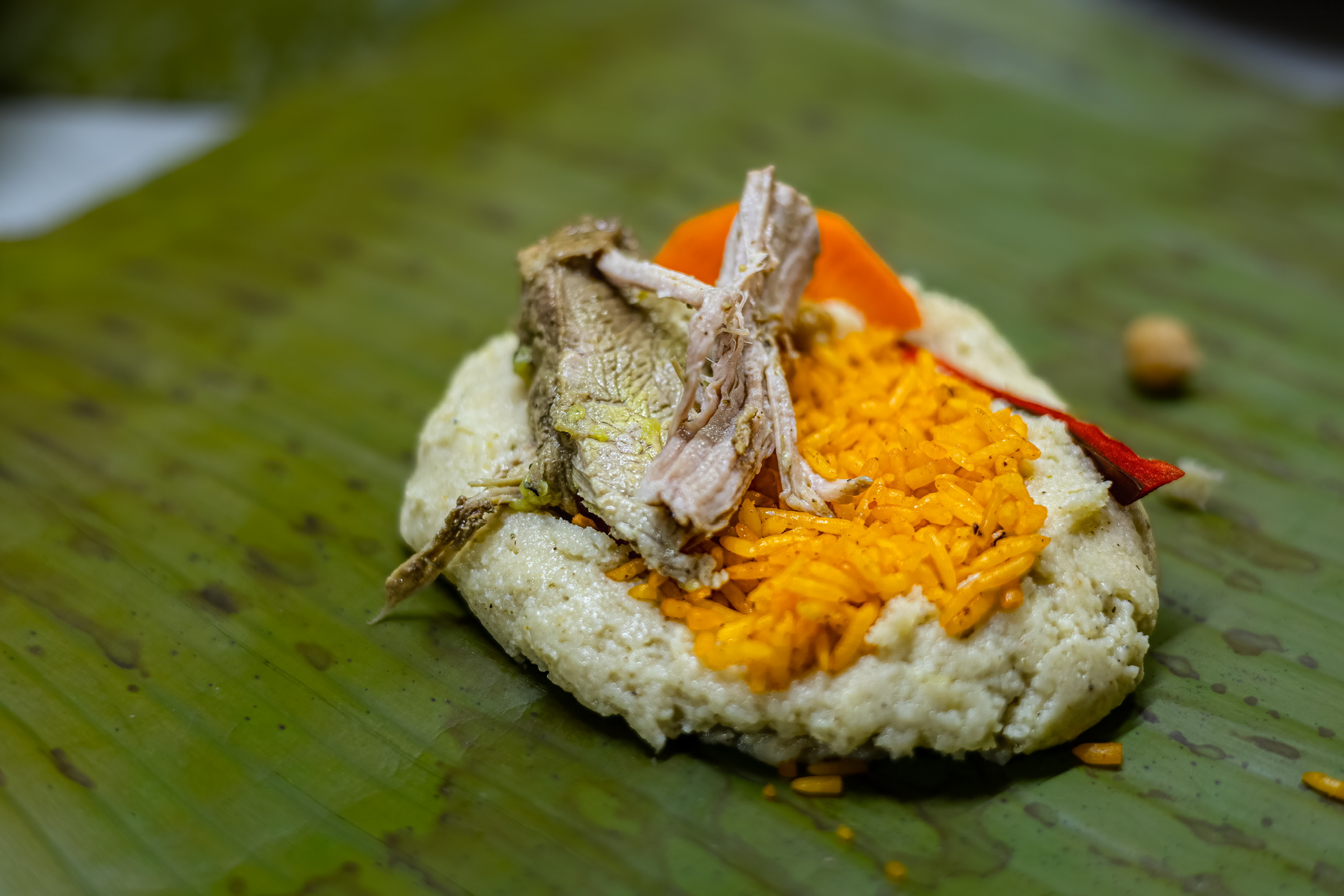 Un delicioso tamalito listo para ser cocinado